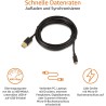 Outlet Kabel AmazonBasic USB - microUSB typ B 3 m czarny czarny