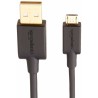 Outlet Kabel AmazonBasic USB - microUSB typ B 3 m czarny czarny