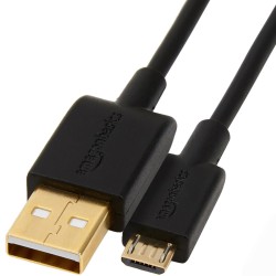 Outlet Kabel AmazonBasic USB - microUSB typ B 3 m czarny czarny