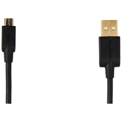 Outlet Kabel AmazonBasic USB - microUSB typ B 3 m czarny czarny