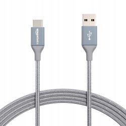 Outlet Amazon Basics Kabel do szybkiego ładowania USB-C na USB-A 2.0 dł. 3