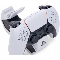 USZKODZONY Stacja ładująca PowerA Twin Charging PS5 DualSense biała