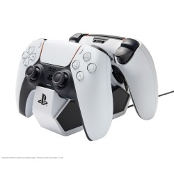 USZKODZONY Stacja ładująca PowerA Twin Charging PS5 DualSense biała