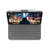Outlet Klawiatura LOGITECH Slim Folio do iPad 10th gen - szary - (FR) -