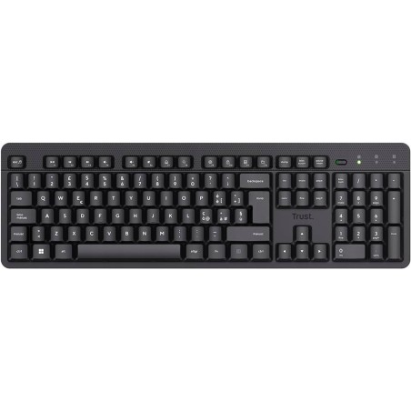 Outlet Klawiatura bezprzewodowa TRUST ODY II Wireless Keyboard Silent cicha