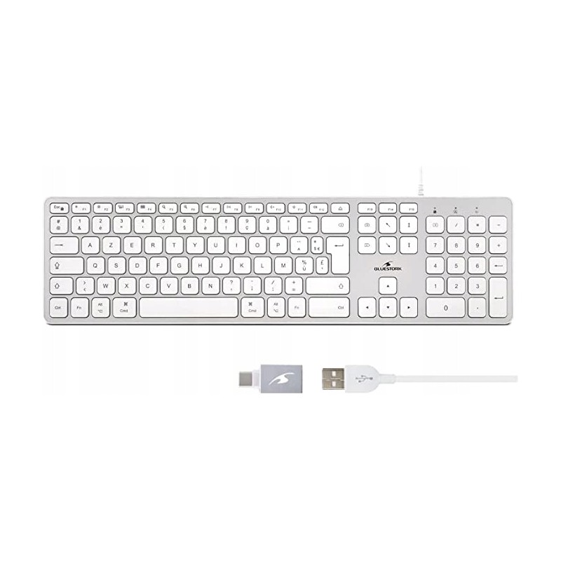 USZKODZONY Klawiatura mechaniczna KB-MAC-W/FR