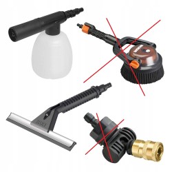 Outlet Zestaw uniwersalnych akcesoriów czyszczących WORX Hydroshot WA4072