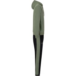Męski dres bawełniany Kappa Men Logo Glomeri zielono-czarny