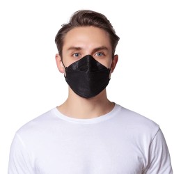 Zestaw 5 masek ochronnych TubeRoo FFP2 w kształcie ryby, czarne