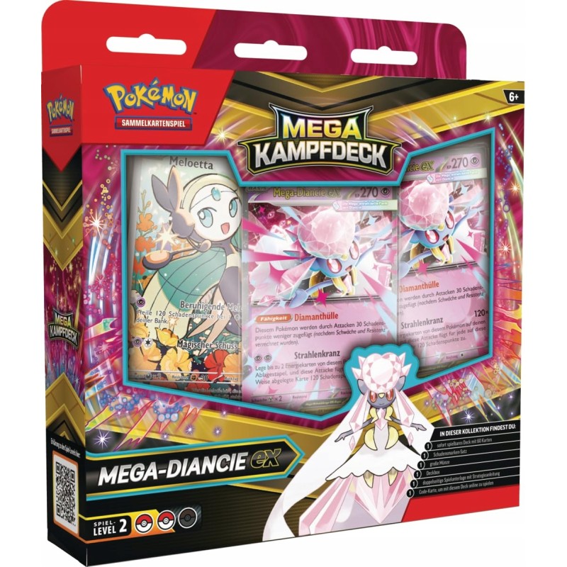 Gra karciana Pokémon MegaPokład bojowy Mega-Diancie-ex 60 kart