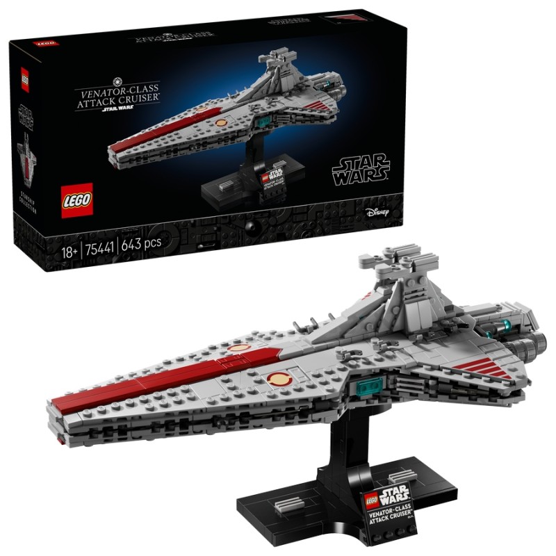 LEGO Star Wars 75441 Krążownik szturmowy typu Venator 18+ 643el.